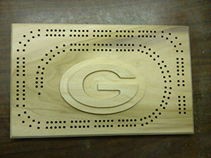 green bay cribbage board